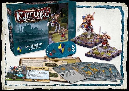 Runewars: The Miniatures Game -  Daqan Hero Expansion: Lord Hawthorne - Fantasy Flight Games
