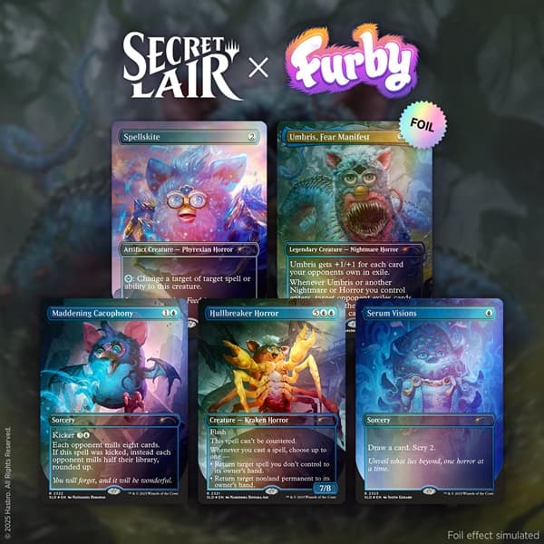 Secret Lair Drop Series (2025): Secret Scare Superdrop: Secret Lair x Furby: The Oddbodies (Foil)