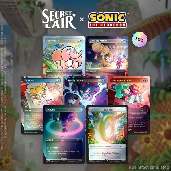 Secret Lair Drop Series (2025): The Sonic Superdrop: Secret Lair x Sonic: Chasing Adventure (Foil)