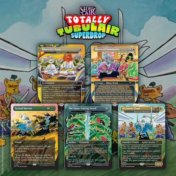 Secret Lair Drop Series (2026): Totally TubuLair Superdrop: Secret Lair x Teenage Mutant Ninja Turtles: Featuring: Stan Sakai (Regular)