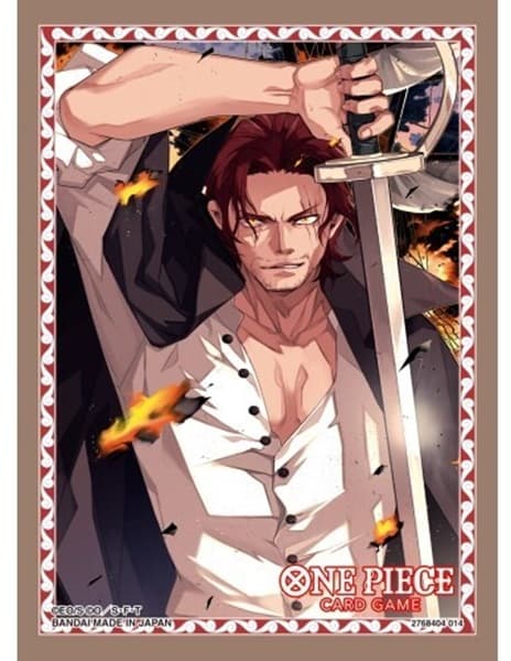 70 lommer! One Piece Card Game - Official Sleeves Store Edition Vol.10: Shanks - Deck Protector Sleeves
