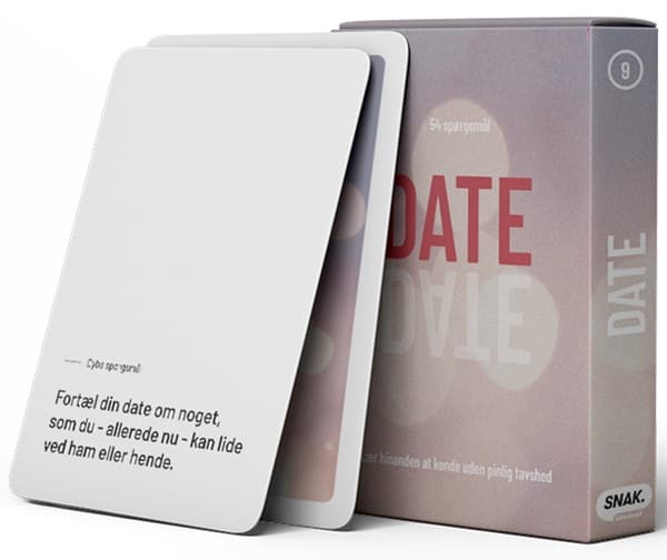 Snak: Date (Dansk) - Card Game