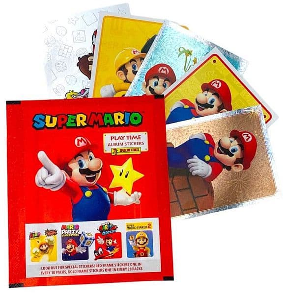 Panini Super Mario Sticker Collection - Play Time - Booster Pack