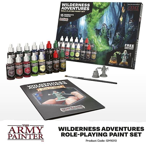 Army Painter -  Gamemaster: Wilderness Adventures Role-Playing Paint Set - GM1010