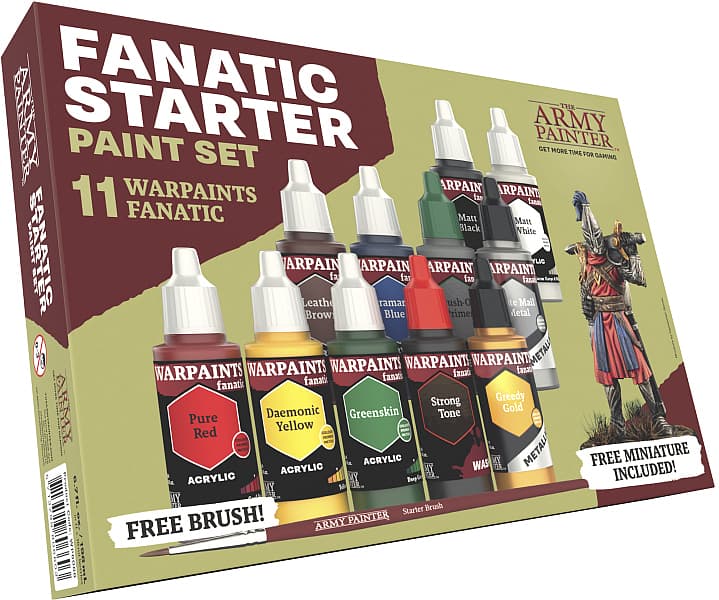 Army Painter -  Warpaints Fanatic Starter Paint Set - WP8066
