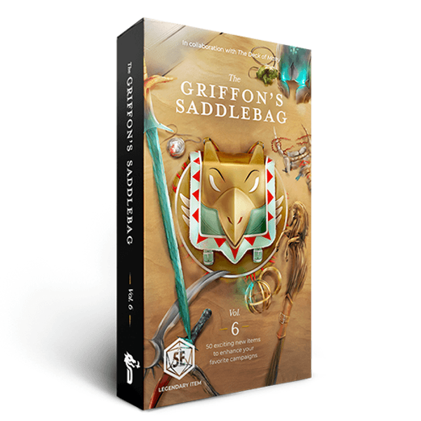 D&D 5.0/5e TilbehÃ¸r (3rd Party) - The Griffon's Saddlebag: Volume 6 (The Deck of Many)