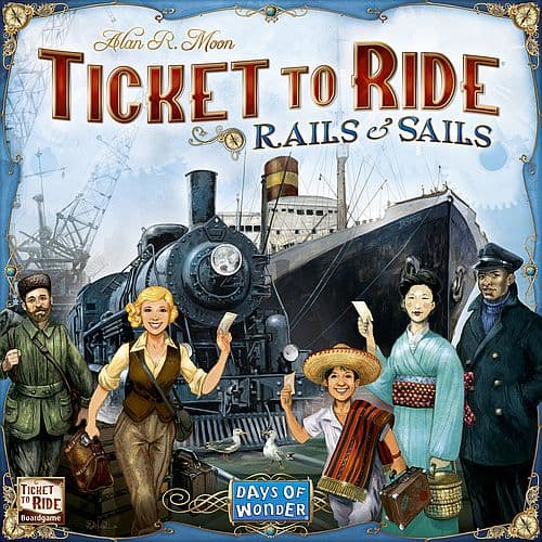 Ticket to Ride - Engelsk Grundspil - Rails & Sails