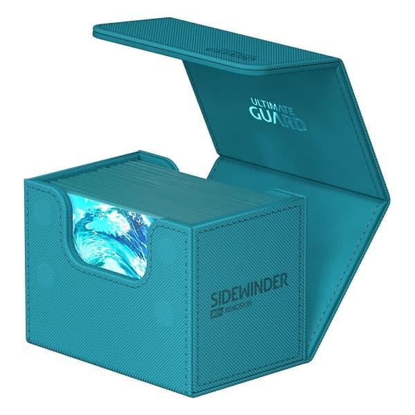 Ultimate Guard SideWinder Deck Case (Deck Box) 80+ Standard Size XenoSkin Monocolor Petrol (PetroleumsblÃ¥)