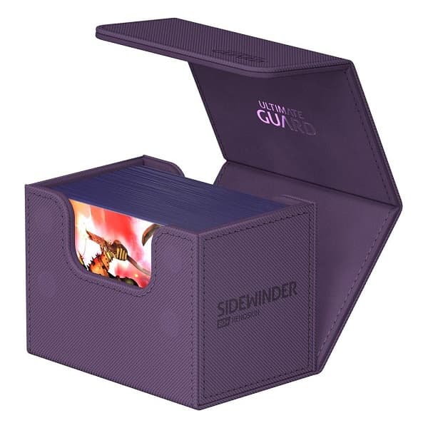 Ultimate Guard SideWinder Deck Case (Deck Box) 80+ Standard Size XenoSkin Monocolor Purple (Lilla)