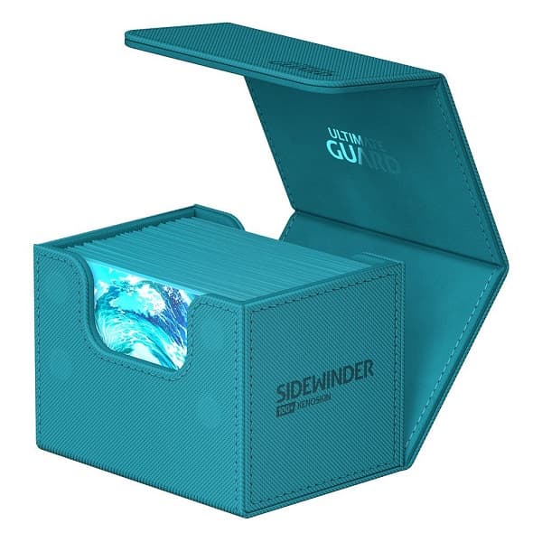 Ultimate Guard SideWinder Deck Case (Deck Box) 100+ Standard Size XenoSkin Monocolor Petrol (PetroleumsblÃ¥)