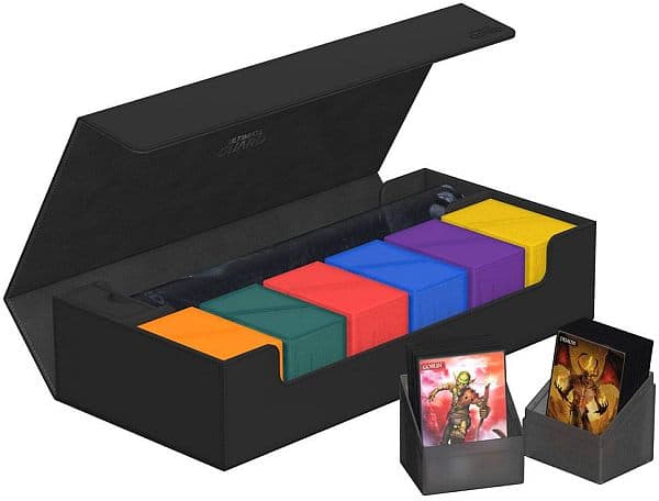 Ultimate Guard Superhive 550+ Standard Size Monocolor Black (Sort)