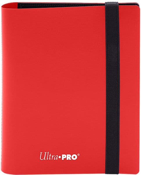 Mappe - Ultra Pro Eclipse 2-Pocket Pro-Binder: Apple Red (RÃ¸d) - 4x20 (Plads til 80 kort) #15367