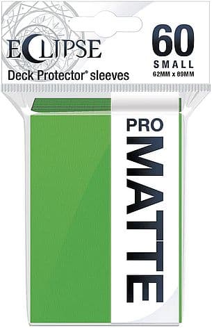 60 lommer - Ultra Pro - Eclipse SMALL (2021): Lime Green (GrÃ¸n) (Top kvalitet) - Pro-Matte/Non-Glare - Professional Sleeves #15642