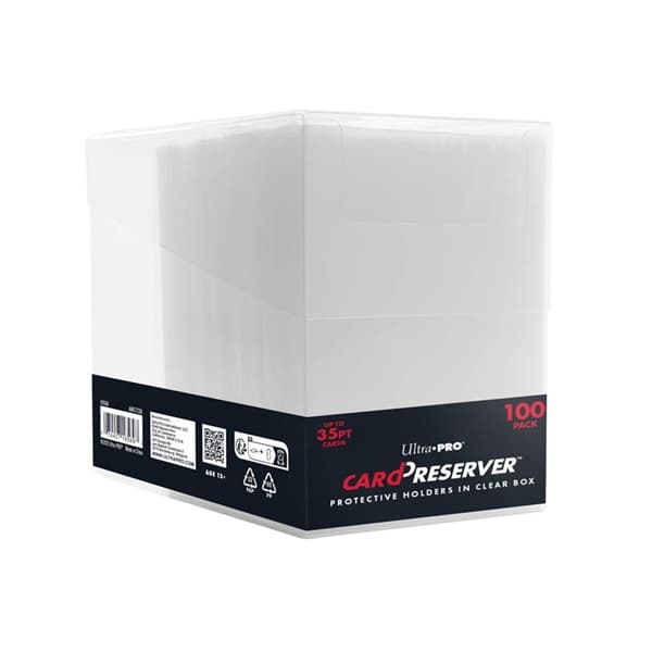100 lommer - Ultra Pro Card Preservers in Clear Box - Sleeves #16569