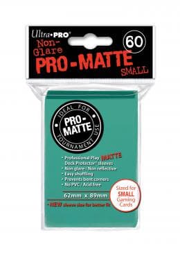 60 lommer - Ultra Pro - PRO-Matte SMALL Aqua (HÃ¸j Kvalitet) - Non-Glare - Professional Sleeves Yu-Gi-Oh! stÃ¸rrelse #84152
