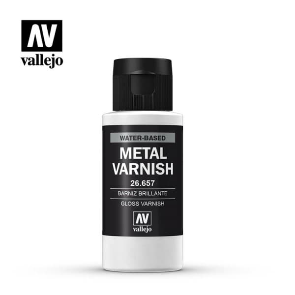 Vallejo â Primer: Gloss Metal Varnish - (60 ml.)