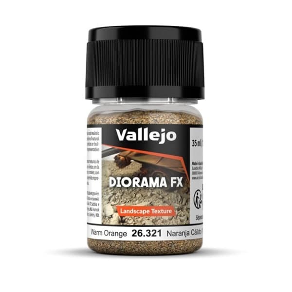 Vallejo - Diorama Effects: Landscape Textures - Warm Orange (35 ml.)