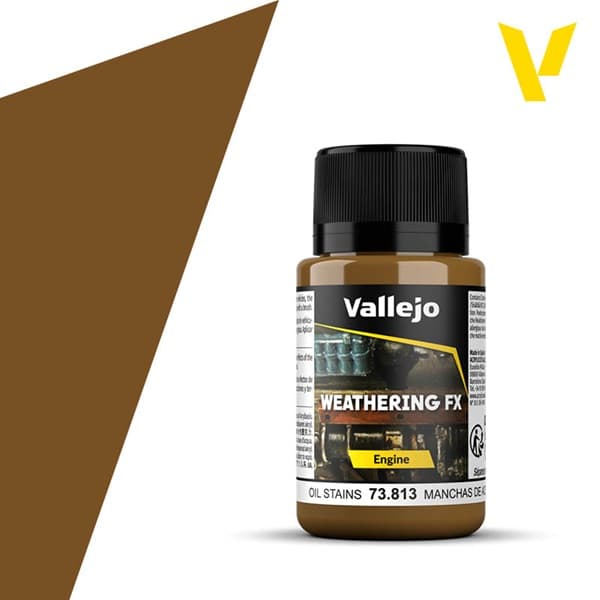 Vallejo - Weathering Effects: Oil Stains (40 ml.)