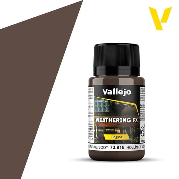 Vallejo - Weathering Effects: Brown Engine Soot (40 ml.)