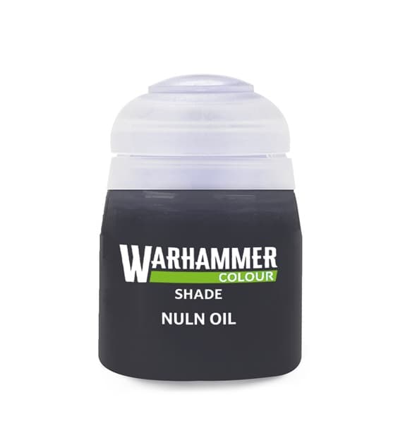 Shade: Nuln Oil - Stor (18ml) - Sort Maling (Badab Black) - 9918995304806
