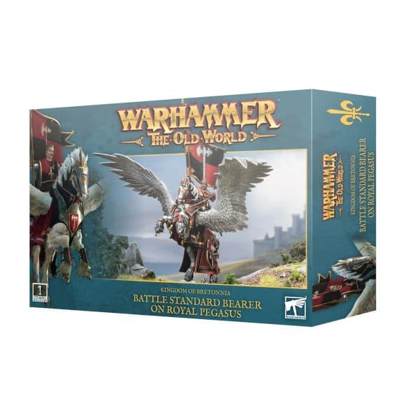 Kingdom of Bretonnia - Battle Standard Bearer on Royal Pegasus (2024) - 99122703002