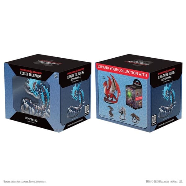 D&D - Fantasy Miniatures - Icons Of The Realms: Remorhaz - Boxed Miniature