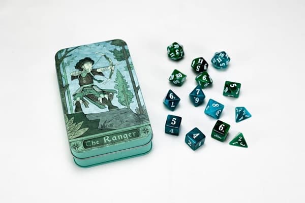 Dice - TerningesÃ¦t - 14 terninger - Beadle & Grimm's - Character Class Classic RPG: The Ranger Dice Set