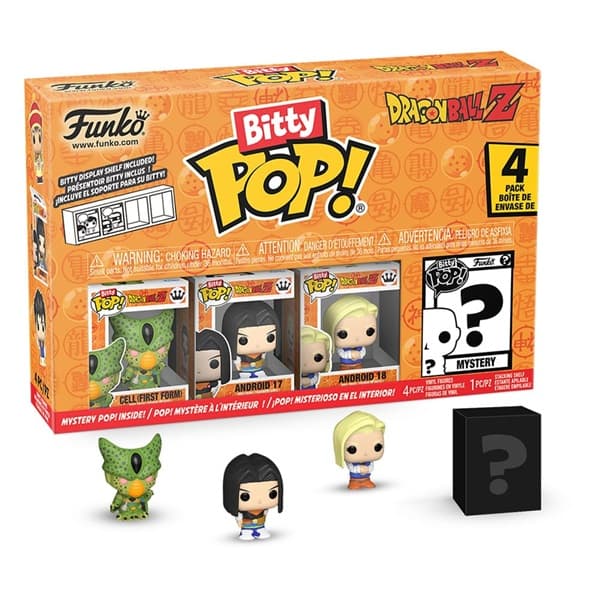 Funko Pocket Pop: Dragon Ball Bitty - Series 2 - Vinyl Figure 4-Pack 2,5cm