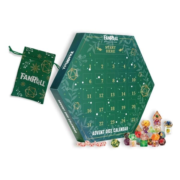 Metallic Dice Games - FanRoll Advent Dice Calendar 2025 (Terningekalender)