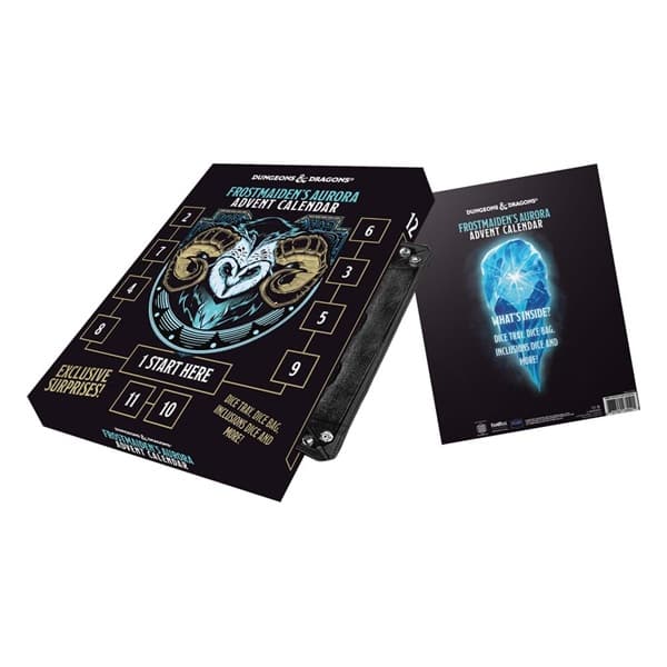 Metallic Dice Games - D&D Dungeons & Dragons: Frostmaiden's Aurora Holiday - Advent Dice Calendar 2025 (Terningekalender)