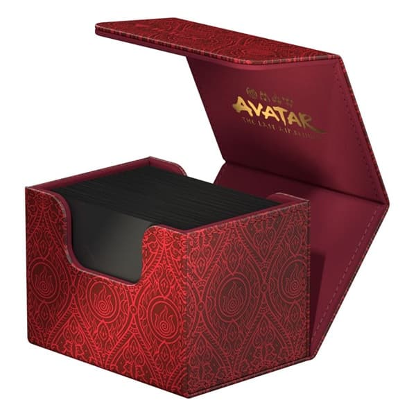 Ultimate Guard Sidewinder Deck Case (Deck Box) 100+ Standard Size XenoSkin Magic: The Gathering | Avatar: The Last Airbender - Red Mana