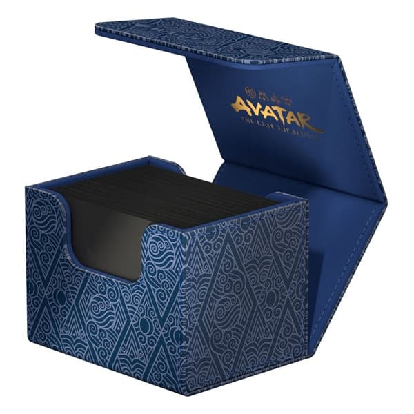 Ultimate Guard Sidewinder Deck Case (Deck Box) 100+ Standard Size XenoSkin Magic: The Gathering | Avatar: The Last Airbender - Blue Mana