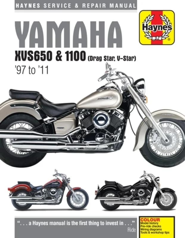 Yamaha XVS650 & 1100 Drag Star/V-Star (97 - 11) Haynes Repair Manual (4, 2015) | Phil Mather