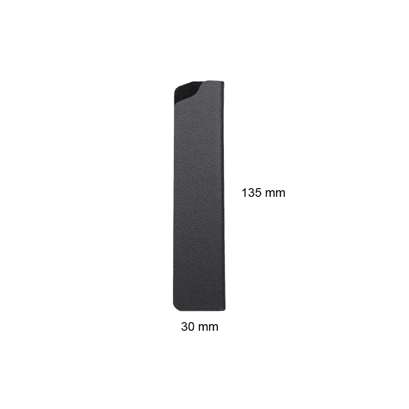 Plastik knivskede 135x30 mm | Kniv beskytter/Saya
