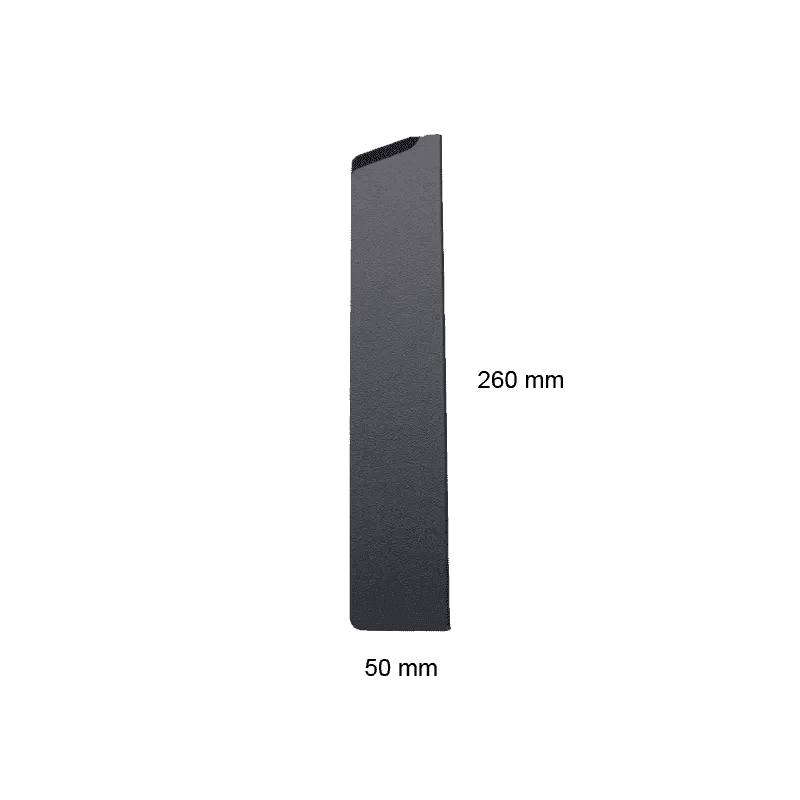 Plastik knivskede 260x50 mm | Kniv beskytter/Saya