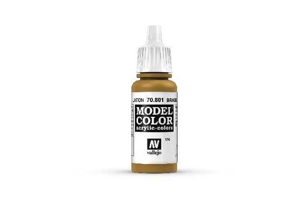 Vallejo Maling - Model Color: Brass - 17ml