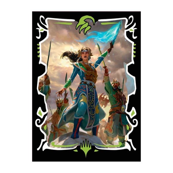 100 Lommer! Magic Tarkir: Dragonstorm Commander - Eshki, Temur’s Roar - Deck Protector Sleeves - Ultra Pro #38801