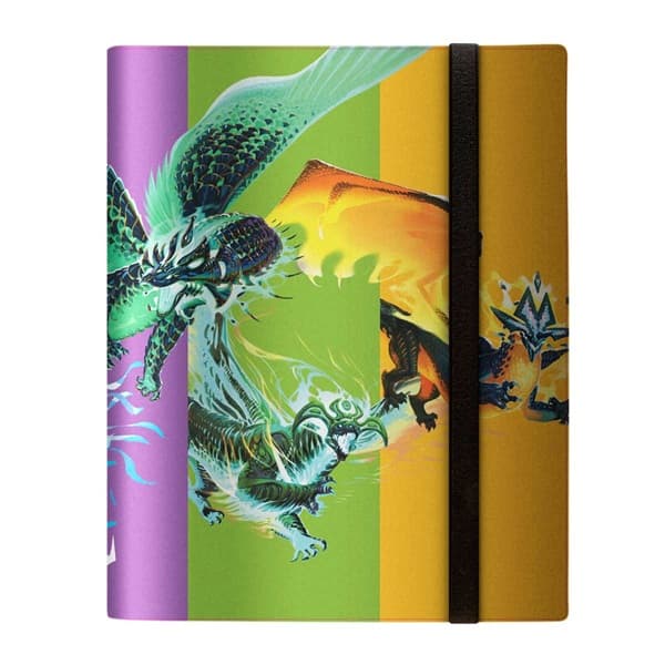 Mappe - Magic - Tarkir: Dragonstorm 9-Pocket PRO-Binder: Prerelease Key Artwork (Plads til 360 kort) Ultra Pro #38824