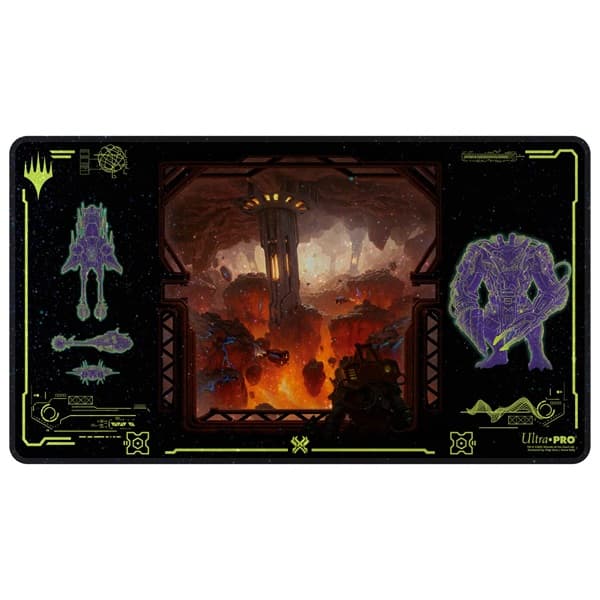 Magic Spillemåtte (Playmat) - Holofoil - Edge of Eternities: Red Mythic - Ultra Pro #38886