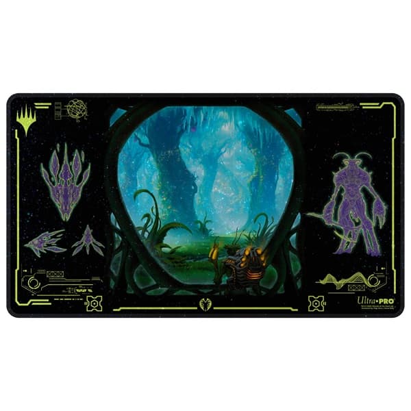 Magic Spillemåtte (Playmat) - Holofoil - Edge of Eternities: Green Mythic - Ultra Pro #38887