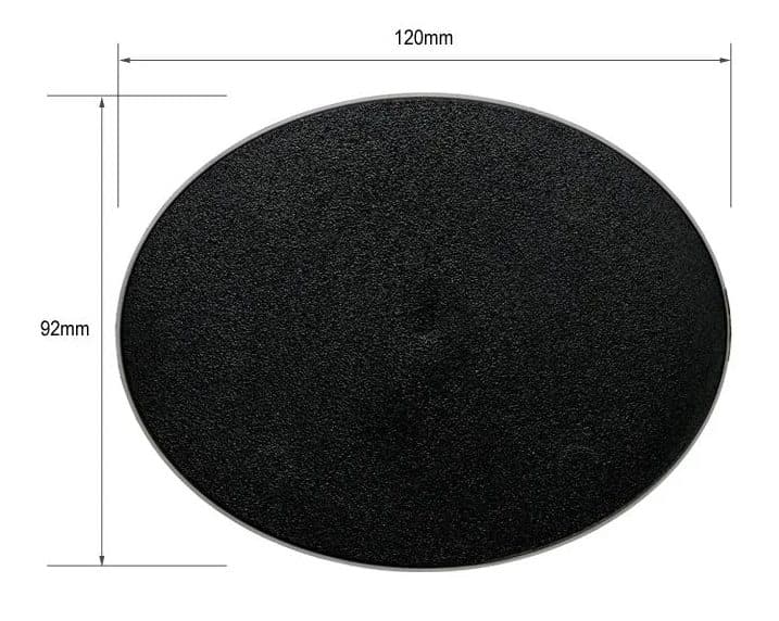 Baser - Citadel 120x92mm Oval Base - 99229999082 DO