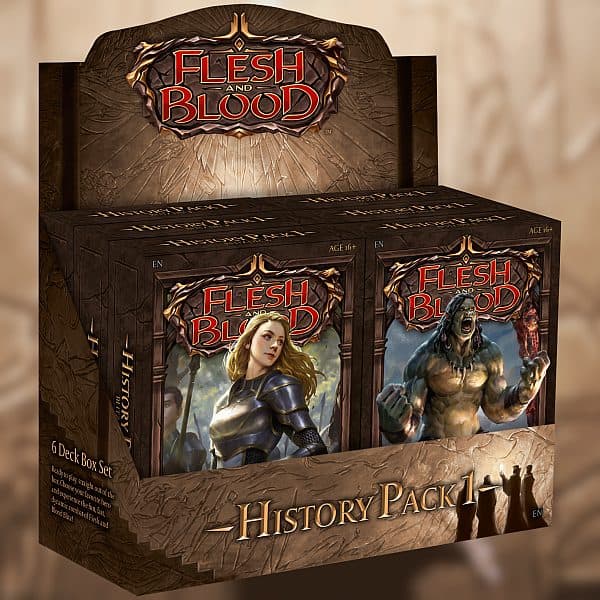 Flesh and Blood TCG: History Pack 1 - Blitz Deck Display (6 Decks)