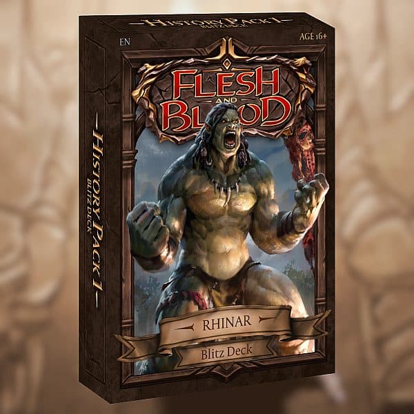 Flesh and Blood TCG: History Pack 1 - Blitz Deck: Rhinar (Brute)
