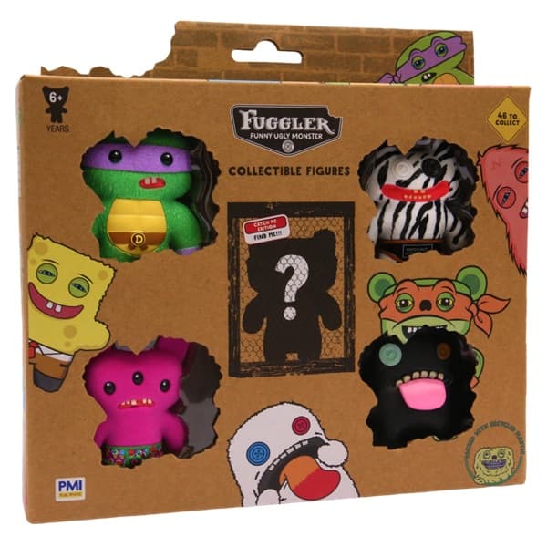 Fuggler x SpongeBob SquarePants / Teenage Mutant Ninja Turtles: Ver.6 - 5-pack Deluxe Figure 6cm