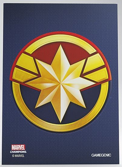Gamegenic - Marvel Champions Sleeves - Captain Marvel (50+1 Kortlommer)