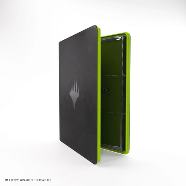Gamegenic - Mappe: Magic: The Gathering - Secrets of Strixhaven - Prime Zip-Up Album 18-Pocket (Holder 360 Kort) - Black/Green
