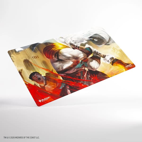 Gamegenic - Spillemåtte: Magic: The Gathering - Secrets of Strixhaven: Prime Playmat - Ajani's Response