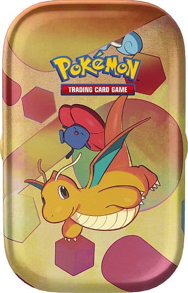 Pokemon Tin Kasse - 2023 Fall Scarlet & Violet: 151 Mini Tin: Dragonite (2 Boosters & Mønt)