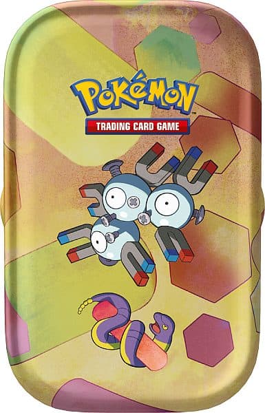 Pokemon Tin Kasse - 2023 Fall Scarlet & Violet: 151 Mini Tin: Magneton (2 Boosters & Mønt)