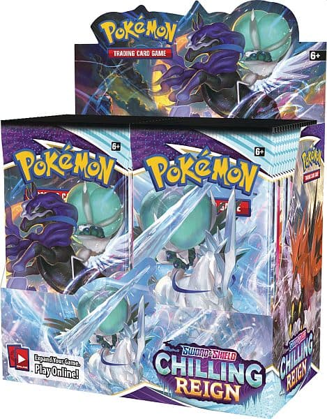 Pokemon SWSH Chilling Reign Booster Box - 36 Boosters